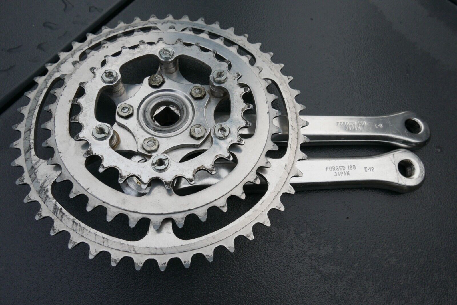 Sugino super maxy crankset 1980's - used | Seamus Bicycle Shop